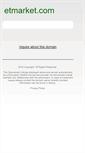 Mobile Screenshot of etmarket.com